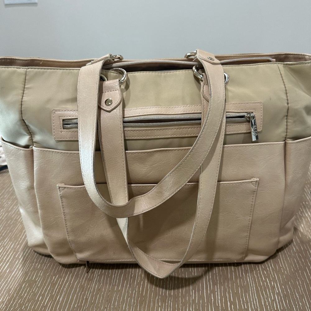 Beis Diaper Bag in Beige